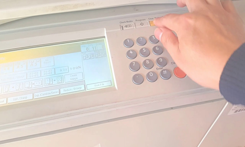 Cách vào Mode (SP Mode) để kiểm tra thông số máy Ricoh