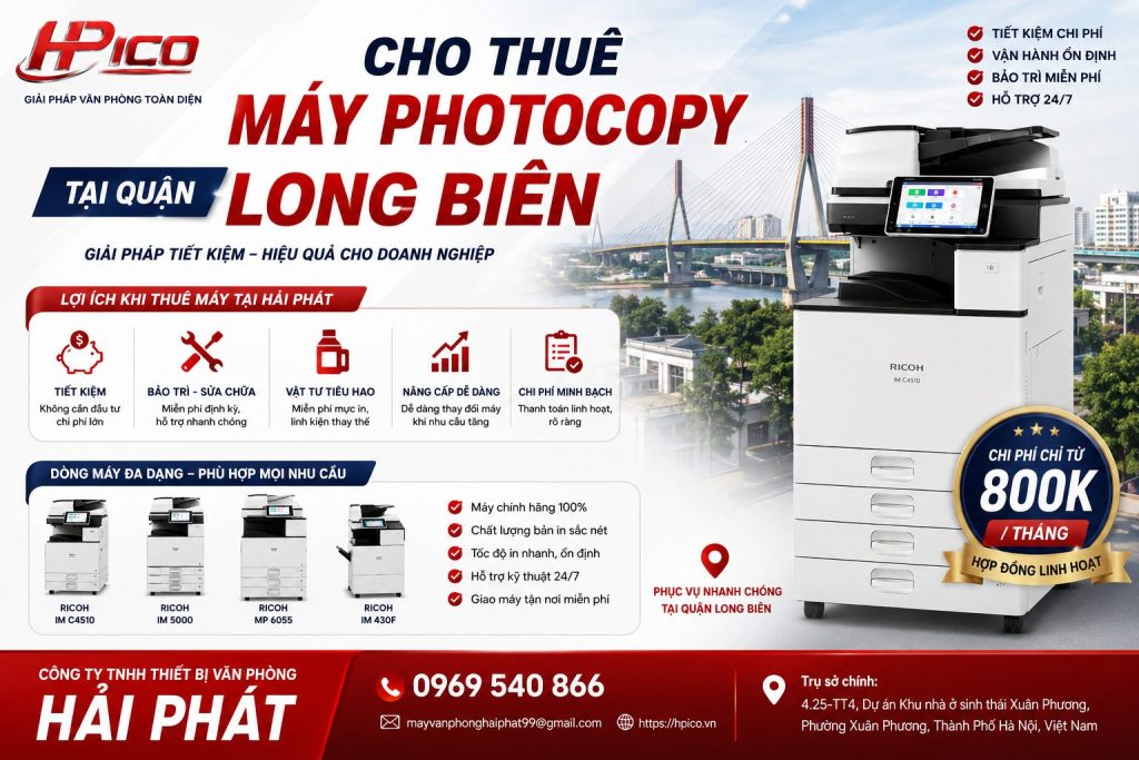 Máy Photocopy Hải Phát Hà Nội