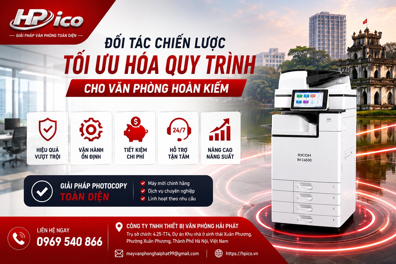 ĐỐI TÁC CHIẾN LƯỢC TỐI ƯU HÓA QUY TRÌNH CHO VĂN PHÒNG HOÀN KIẾM ĐỐI TÁC CHIẾN LƯỢC TỐI ƯU HÓA QUY TRÌNH CHO VĂN PHÒNG HOÀN KIẾM