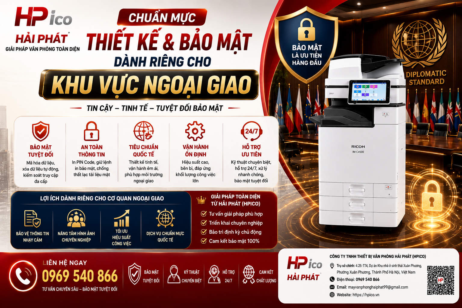 CHUẨN MỰC THIẾT KẾ & BẢO MẬT DÀNH RIÊNG CHO KHU VỰC NGOẠI GIAO CHUẨN MỰC THIẾT KẾ & BẢO MẬT DÀNH RIÊNG CHO KHU VỰC NGOẠI GIAO
