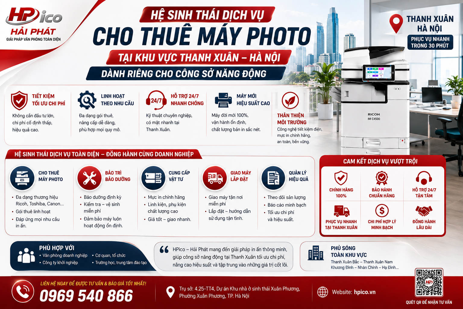 HỆ SINH THÁI DỊCH VỤ CHO THUÊ MÁY PHOTO TẠI KHU VỰC THANH XUÂN HÀ NỘI DÀNH RIÊNG CHO CÔNG SỞ NĂNG ĐỘNG