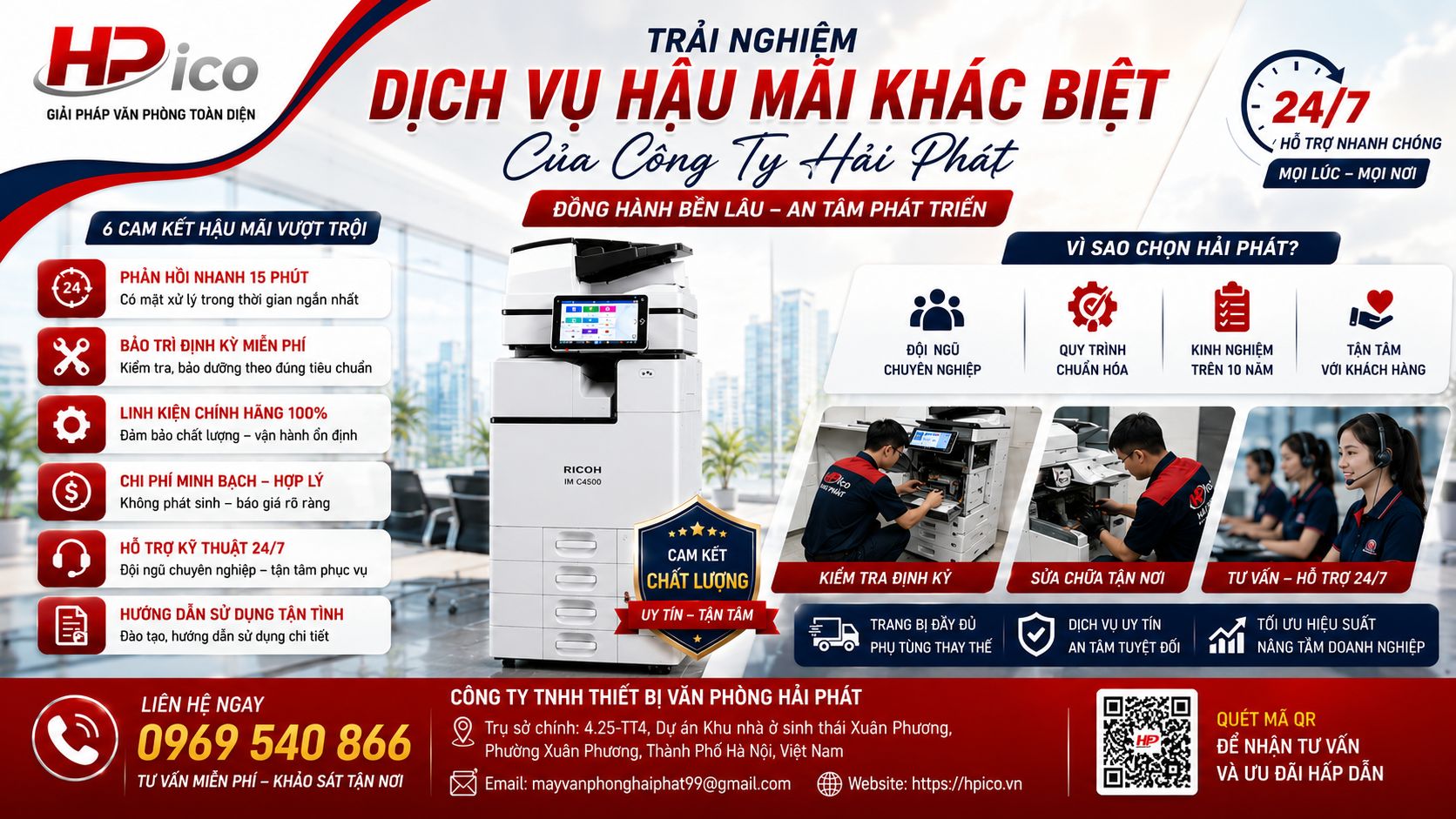 TRẢI NGHIỆM DỊCH VỤ HẬU MÃI KHÁC BIỆT CỦA CÔNG TY HẢI PHÁT TRẢI NGHIỆM DỊCH VỤ HẬU MÃI KHÁC BIỆT CỦA CÔNG TY HẢI PHÁT