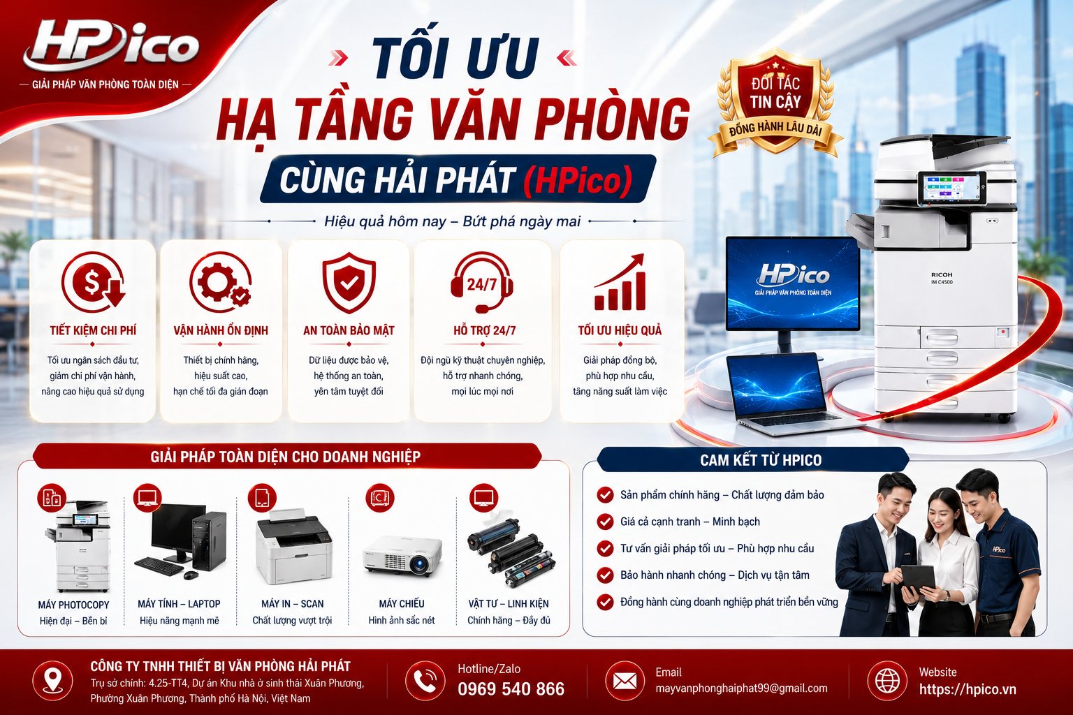 TỐI ƯU HẠ TẦNG VĂN PHÒNG CÙNG HẢI PHÁT (HPico) TỐI ƯU HẠ TẦNG VĂN PHÒNG CÙNG HẢI PHÁT (HPico)