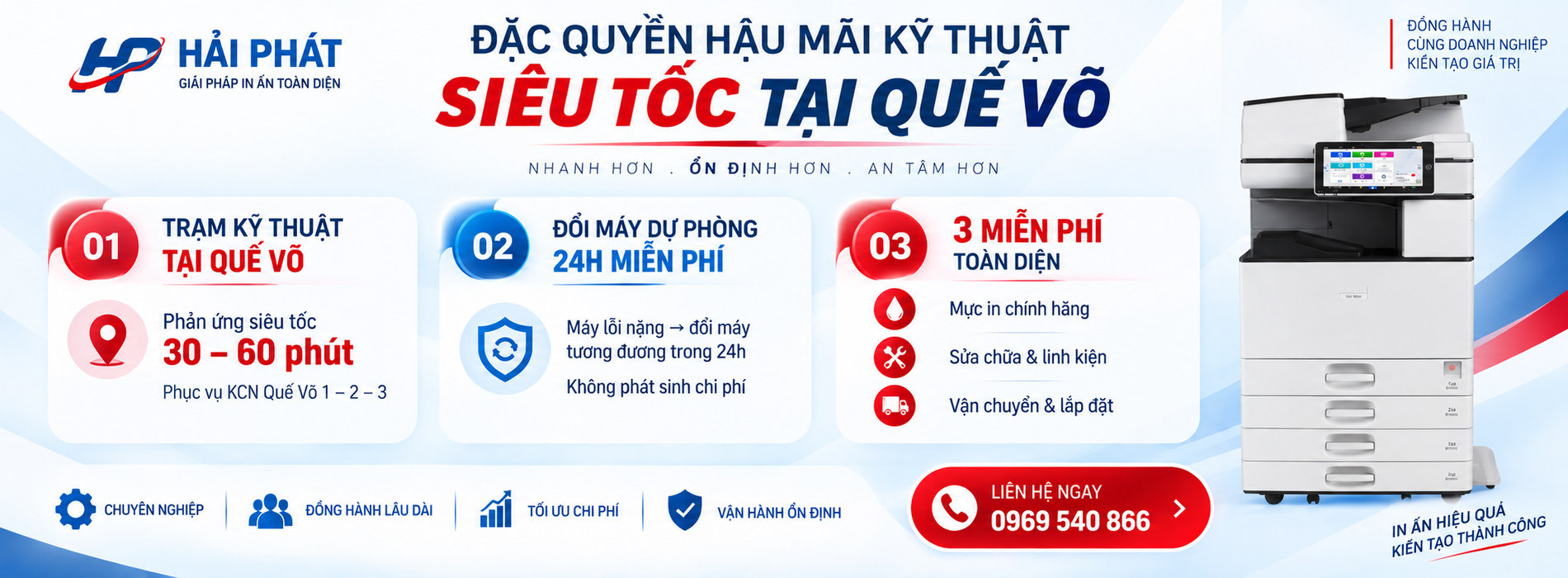 Cho Thuê Máy Photocopy Tại KCN Quế Võ - Bắc Ninh