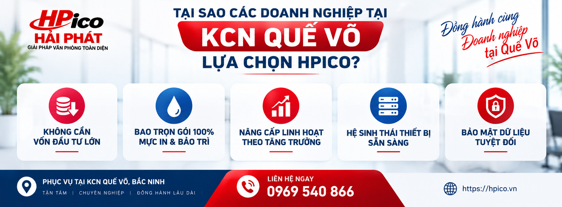 Cho Thuê Máy Photocopy Tại KCN Quế Võ - Bắc Ninh